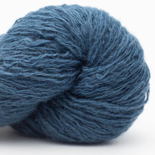 Nomadnoos Smooth Sartuul Sheep Wool 2-ply LIGHT FINGERING handgesponnen sartuul my bag (blue)