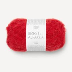 Sandnes Garn Borstet Alpakka equestrian red