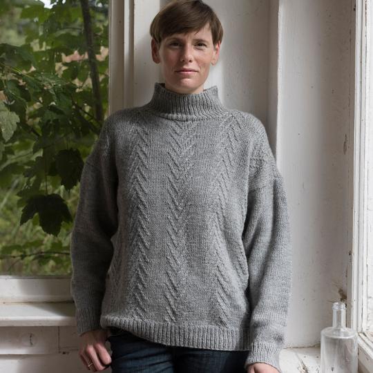 Erika Knight Opskrift Brighton Sweater dänisch