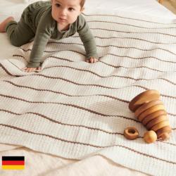 Sandnes Garn Sandnes Garn Patterns 2406 Baby Tepper Pauls Perlrippen Decke (deutsch)