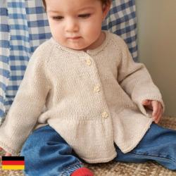 Sandnes Garn Sandnes Garn Patterns 2407 Summer Baby Dina Peplum Cardigan Baby (deutsch)