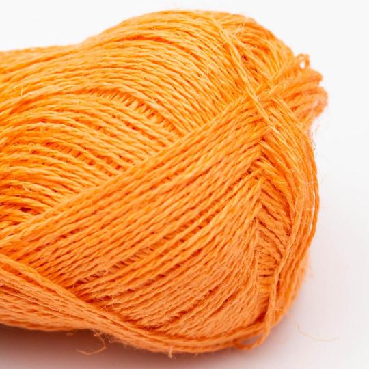 BC Garn Lino Sale Farben Leuchtorange