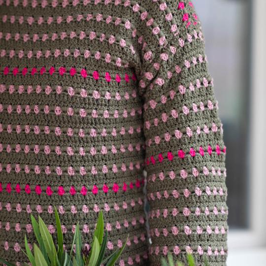 Erika Knight Anleitung Rose Garden Pullover deutsch