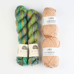 Kremke Soul Wool 200g Paket Schurwolle Merino Kaschmir Peach Jungle