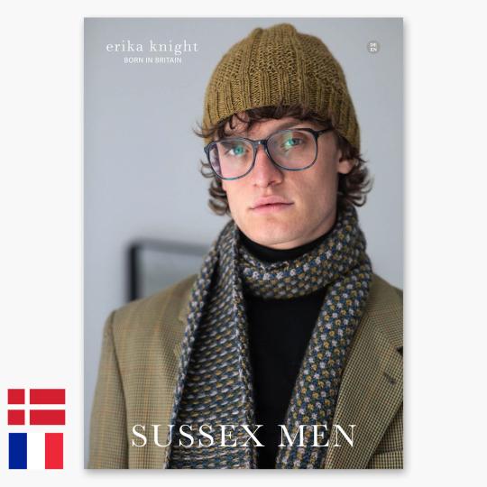 Erika Knight Pattern Lookbook Sussex Men dänisch/französisch