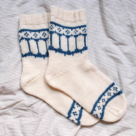 Kremke Soul Wool Anleitung Tea Time Socks deutsch